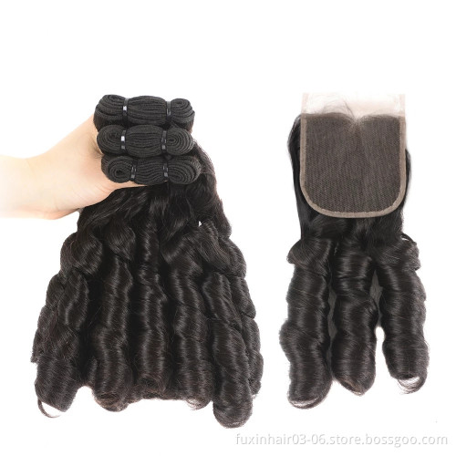 100% Mink Indian Water Wave Braid Hair Bundle Wholesale Virgin Brazilian Weave Vendor Raw Cuticle Aligned Human Hair Extensions